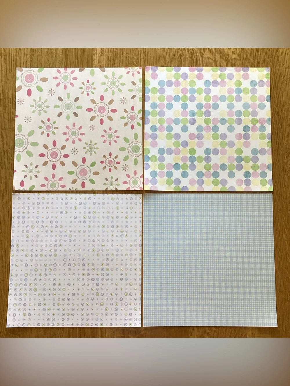 50 Sheets Mixed Lot of 12 x 12 Scrapbook Paper, No Repeats, Lot I